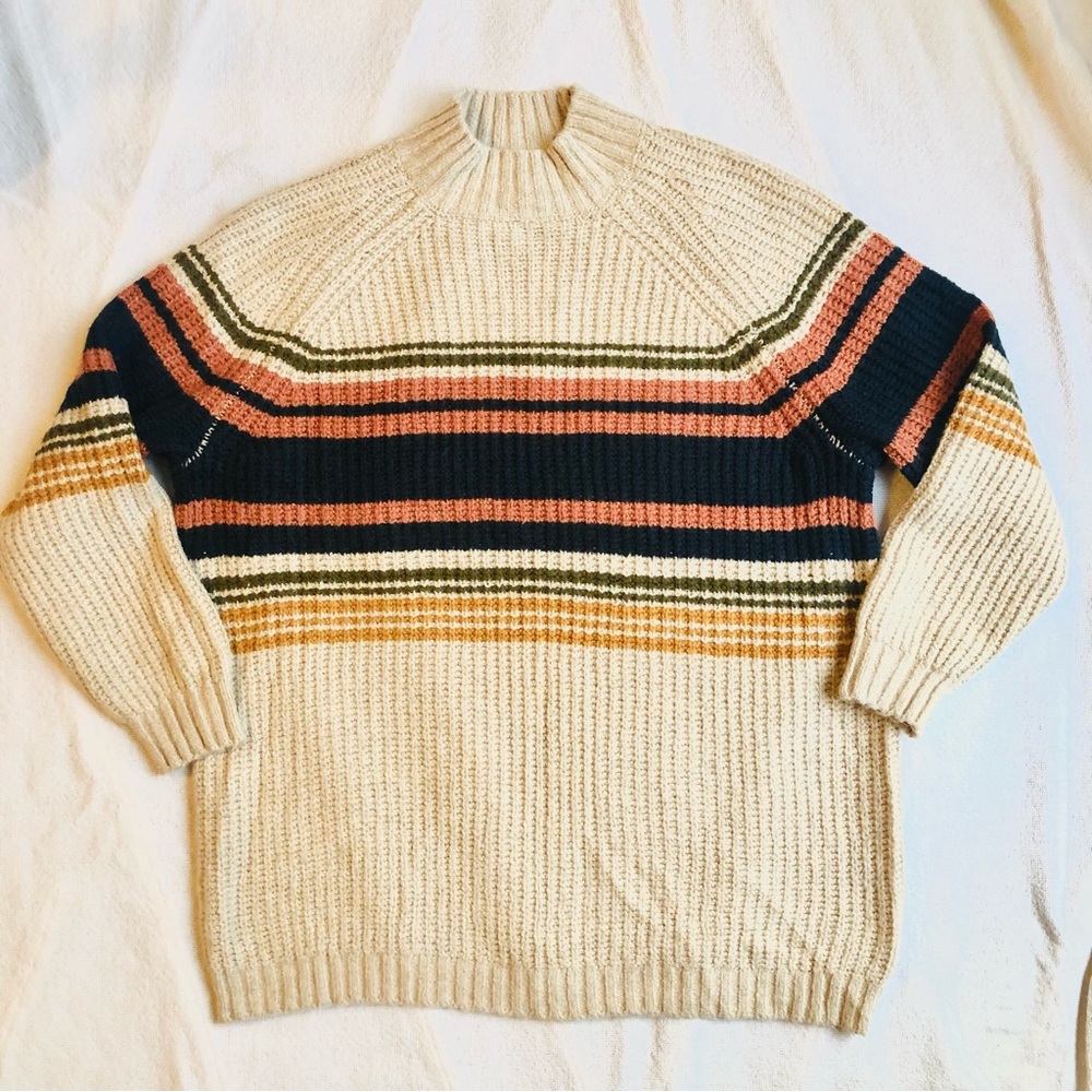 Oversized Mock Neck Sweater